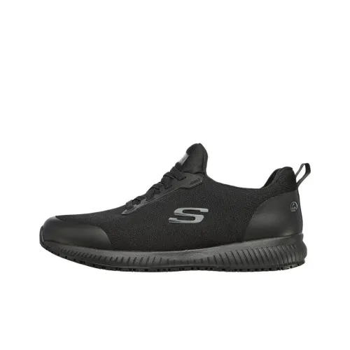 Skechers Squad Sr Low Топ Повседневная обувь Мужская Черная