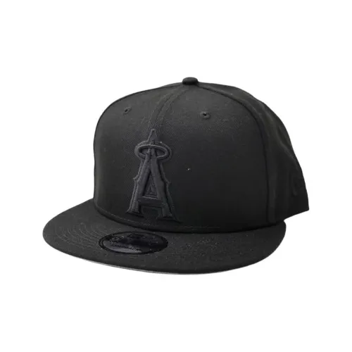 New Era Хлопковые кепки унисекс черные