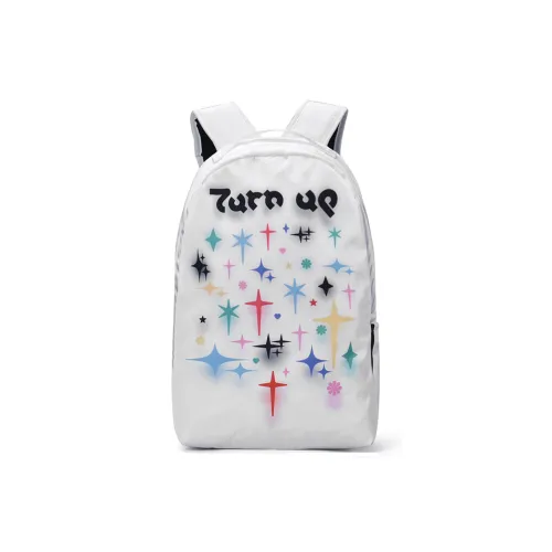 TURN UP Полиэстер Рюкзак Стандартный Унисекс Белый