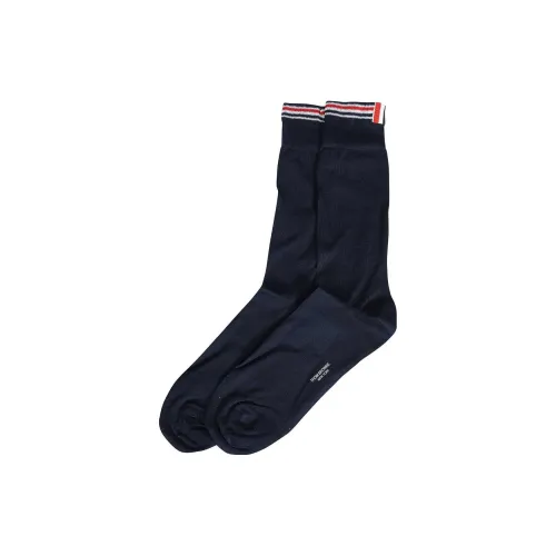 THOM BROWNE Морской синий Мужской MID Носки до икры