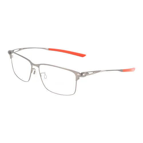 nike Титановый сплав Квадратные Оправы для очков Мужские Серебряные