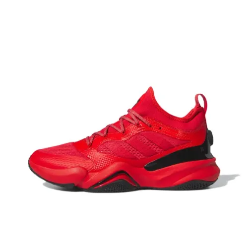 Adidas Mahomes 2 Impact FLX Slip-resistant Abrasion-resistant Low-top Футбольные бутсы Мужские Red