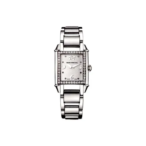 GP VINTAGE 1945 Collection Кварцевый механизм Женские часы 23,5*23мм Белый циферблат Стальной корпус Стальной ремешок