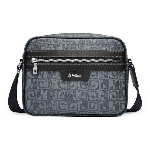 GOLDLION Сумка через плечо из ПВХ среднего размера мужская серая