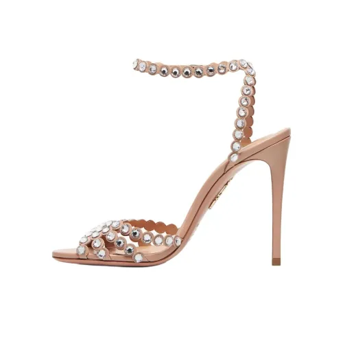 AQUAZZURA one Ремень Сандалии Розовый Женские