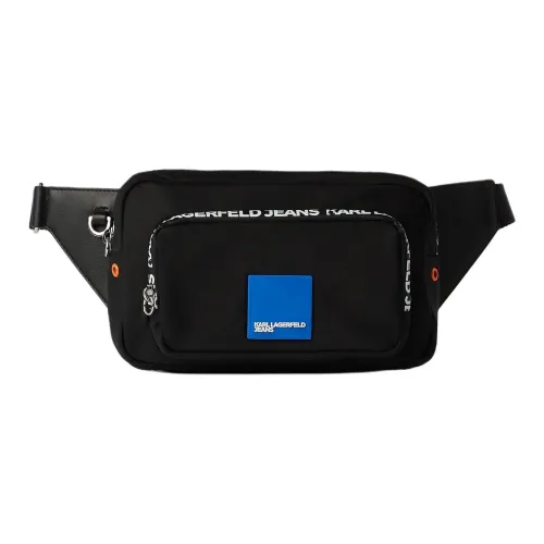 Karl Lagerfeld Переработанный полиамид бананка женский черный