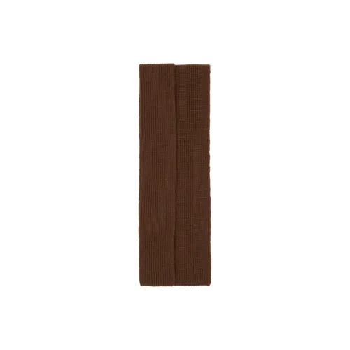 DRIES VAN NOTEN Новая шерсть Вязаные шарфы Мужской Коричневый