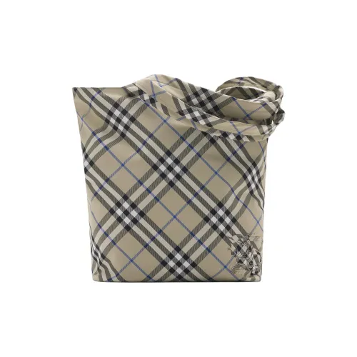 Burberry Полиэстер Тоут Сумка Сумка для покупок Сумка на плечо Сумка Мужская Светлый хаки