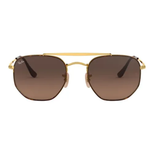 RayBan Металл Aviator Солнцезащитные очки Унисекс Золото