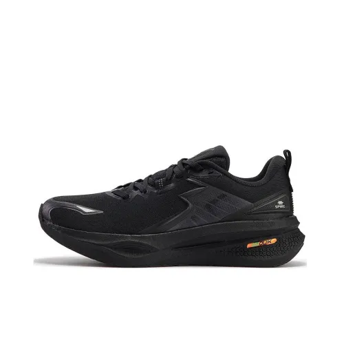 361° Float Slip-resistant Abrasion-resistant Low Top Casual Running Shoes Men's Black