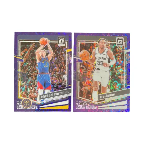 PANINI 2023 24 OPTIC NUGGETS Porter Jr. 38 99+ Mahogany Jones 20 99 Bubbles Fold Purple Fold Игрок Карта пройдет