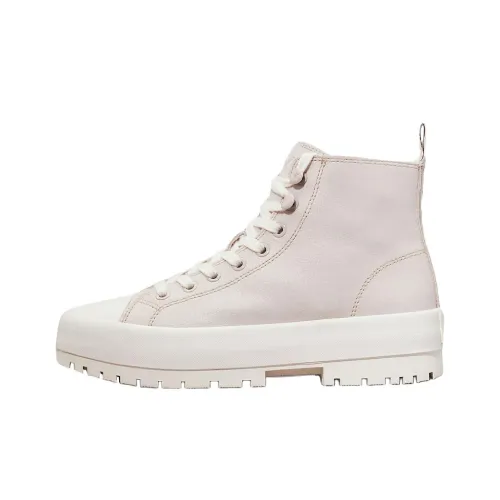 Calvin Klein Высокий Топ Повседневная Обувь Женская Розовая