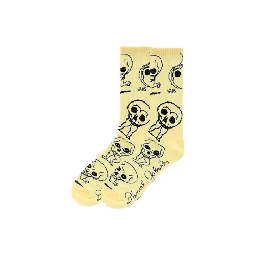 Vans Daniel Johnston Высокие носки Мужские 1 упаковка Желтые
