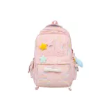 Розовый рюкзак с шармом