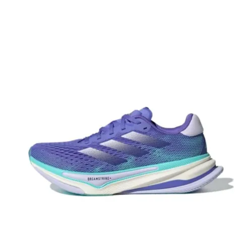 Adidas Supernova Prima Противоскользящие Устойчивые к истиранию Низкие Беговые кроссовки Женские Темно-синие