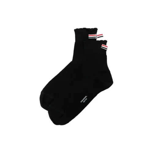 THOM BROWNE 1 шт Черные Женские Носки MID до икры