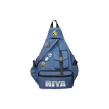 Синий с шармом и бейджем