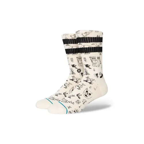 Stance High Socks Unisex 1 Pack Ecru