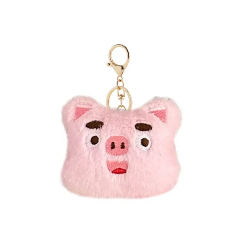 A Little Tide To Play Cartoon Cute Happy Sniffly Piglet Charm Plush Doll Pendant 6 см High