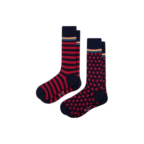 Paul Smith 2 пачки красных мужских носков до колена