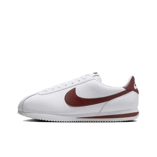 Nike Cortez Collection Беговые кроссовки Низкий топ Белый Красный Мужской