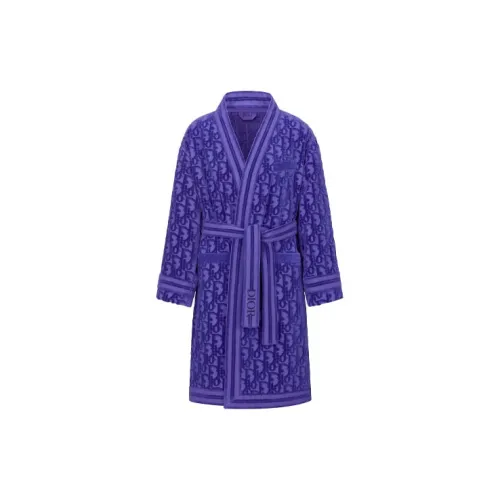 DIOR Фиолетовый Мужской Халат для ванной