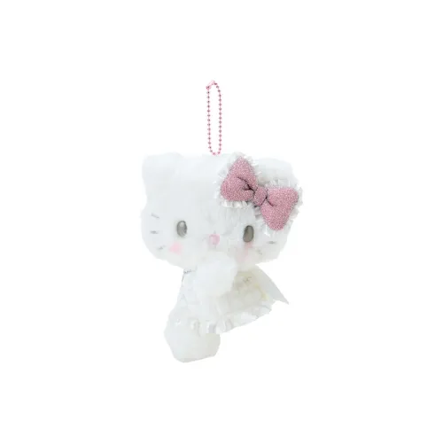 SANRIO GIFT GATE Ангел And Демон Hello Kitty Angel Куклы Плюшевый Брелок 8 см Высота