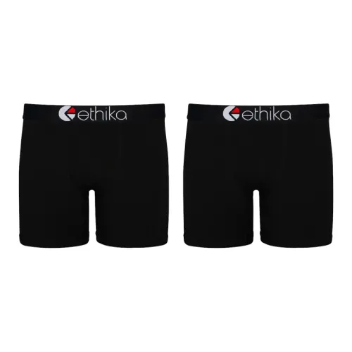 ETHIKA Боксеры Мужские 2 упаковки черные