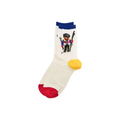 Polo Ralph Lauren 1 шт Слоновая кость Женские Носки MID до икры