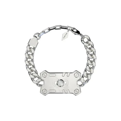 YURITAN Белое золото с покрытием медные браслеты унисекс