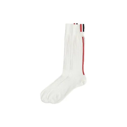 THOM BROWNE 1 Pack Белые Мужские Носки до колена