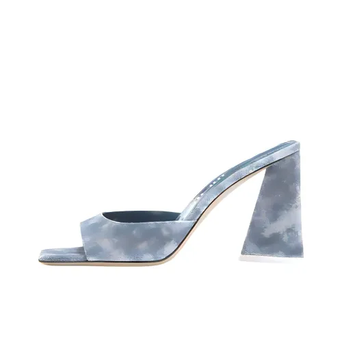 The Attico Mini Devon Слипоны 8,5 см Женские Синие