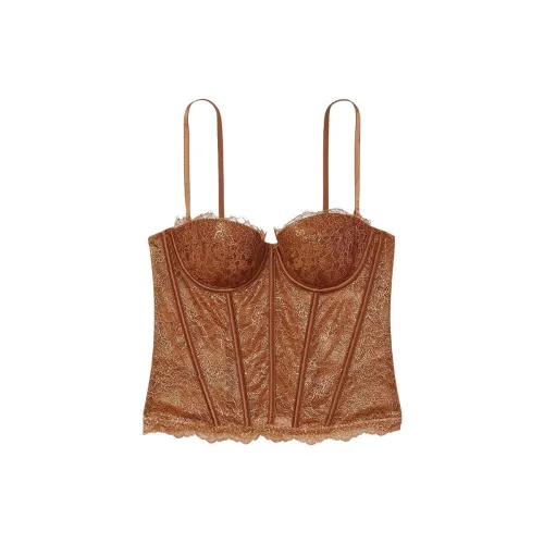 Victoria's Secret Бюстгальтер Женский Карамельный Коричневый