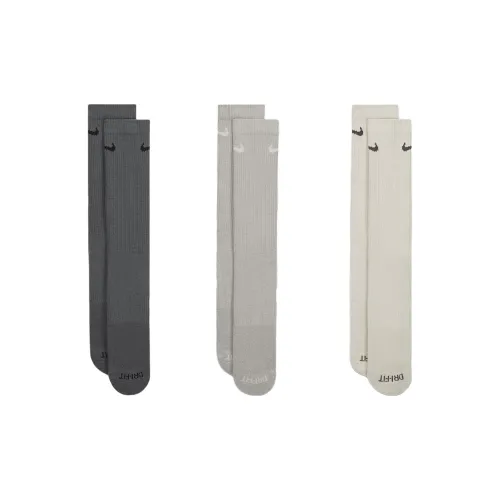 NIKE 3 шт Многоцветные Унисекс MID Носки до икры