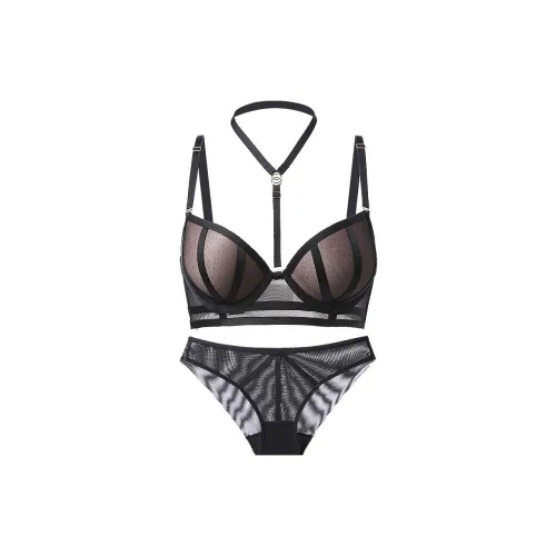 DXTOXS Черный Женское нижнее белье Наборы