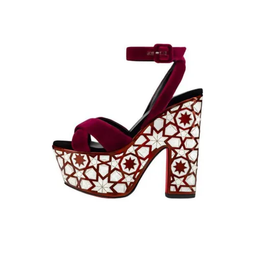 CL one Ремень Сандалии 16 см Женские Красные