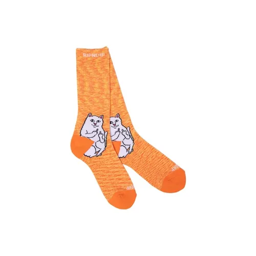 RIPNDIP Искрящийся Апельсин Унисекс Колено Высокие Носки