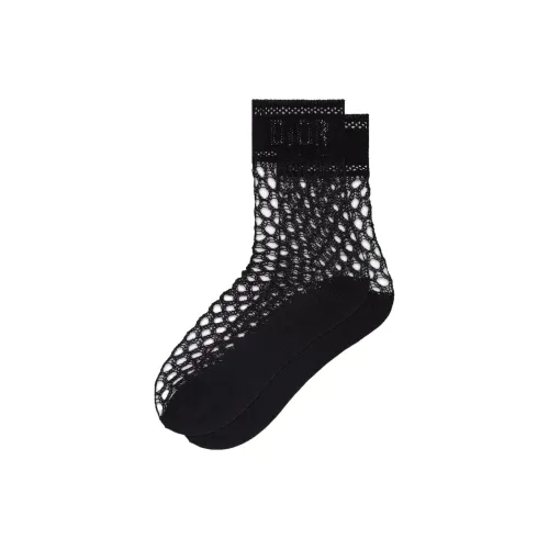 DIOR 1 шт Черные Женские Носки MID до икры