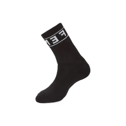 FENDI SS23 Носки Crew Мужские 1 упаковка Черный