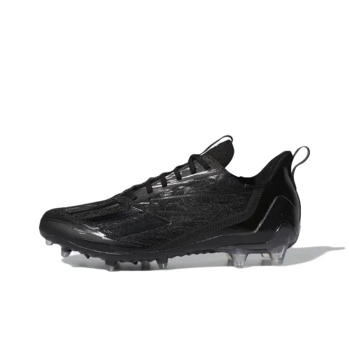 Adidas Adizero Cleats Slip-Resistant Abrasion-Resistant Football Cleats Unisex Black Adidas Adizero Cleats Противоскользящие устойчивые к истиранию футбольные бутсы унисекс черные