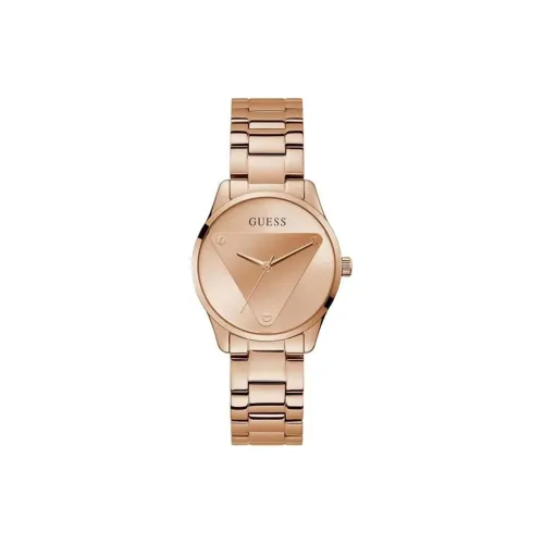GUESS Women's Watch Кварцевый механизм ремешок из нержавеющей стали 36 мм розовое золото циферблат часы