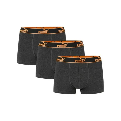 PUMA Боксер Шорты Мужские 3 упаковки Фотиния Серый
