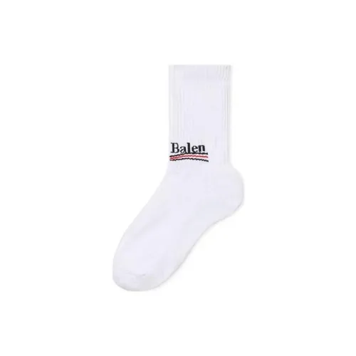 BALENCIAGA 1 шт Белый Женские Носки MID до икры