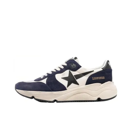 Golden Goose Running Sole Casual Low Top Dark Blue White Men's