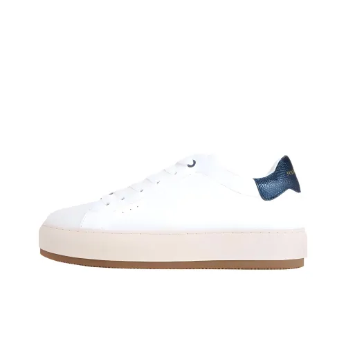 Kurt Geiger London LANEY Low Топ Скейтборд Кроссовки 4CM Мужской Белый Синий