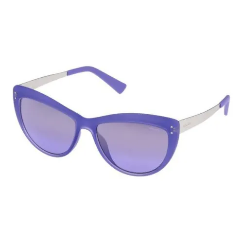 Police Injection Molded Нерегулярная форма Солнцезащитные очки Женские Фиолетовый