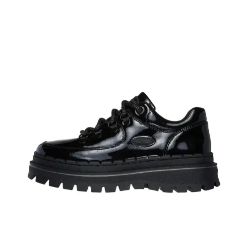 Skechers Женские повседневные туфли, черные, лакированная кожа, женские