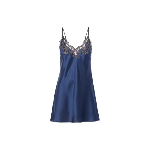 La Perla Maison series Женские ночные сорочки синего цвета