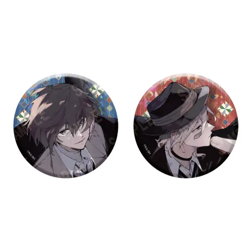 KADOKAWA Бродячие псы Бунго Тайцзай Чжуаньчжунье Значки