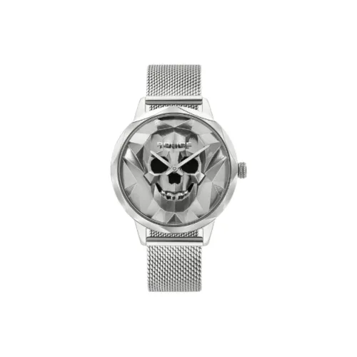 Police Anjar Collection Наручные часы Кварцевый механизм Металлический ремешок 36*42 мм Серебристый циферблат Женские часы